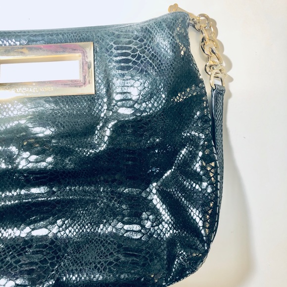 Michael Kors Python Clutch/Crossbody - Picture 9 of 9